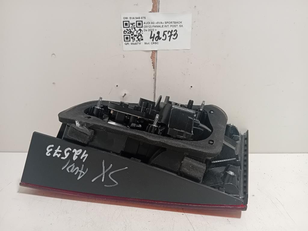 Fanale INT POST SX 8V4 945 075 Audi A3 8VA Sportback 2012