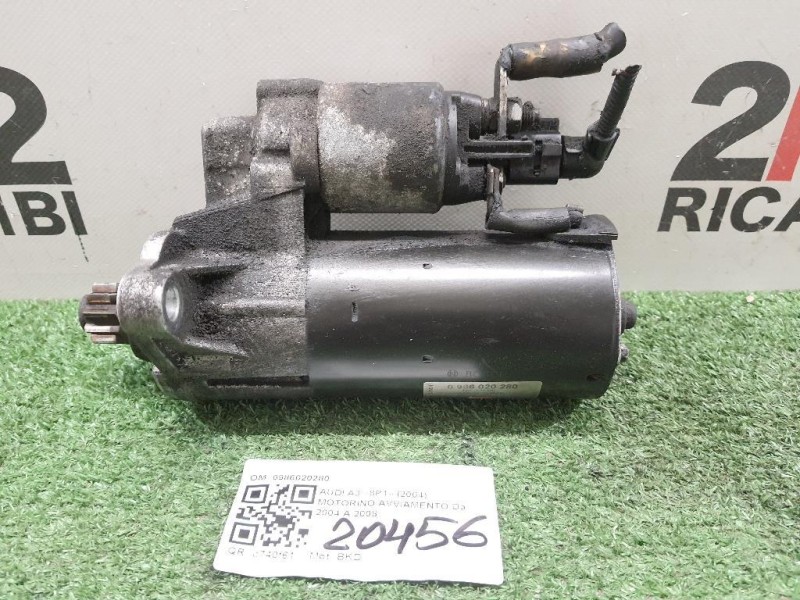 Motorino Avviamento 0986020280 Audi A3 8P1 2004