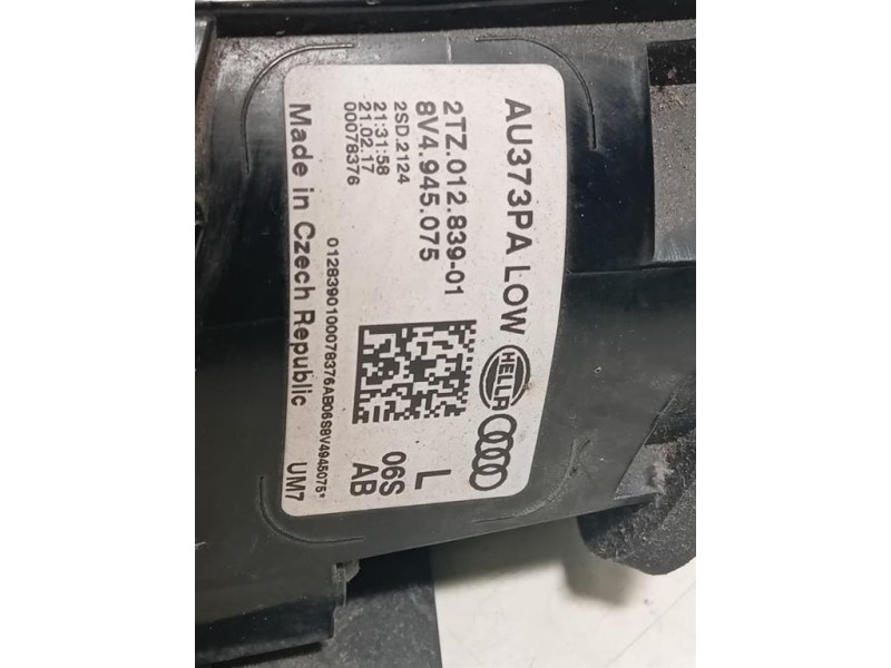 Fanale INT POST SX 8V4 945 075 Audi A3 8VA Sportback 2012