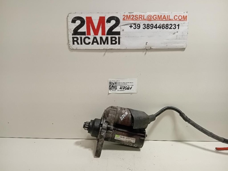 Motorino Avviamento 02Z 911 023 G Audi A3 8PA Sportback 2004
