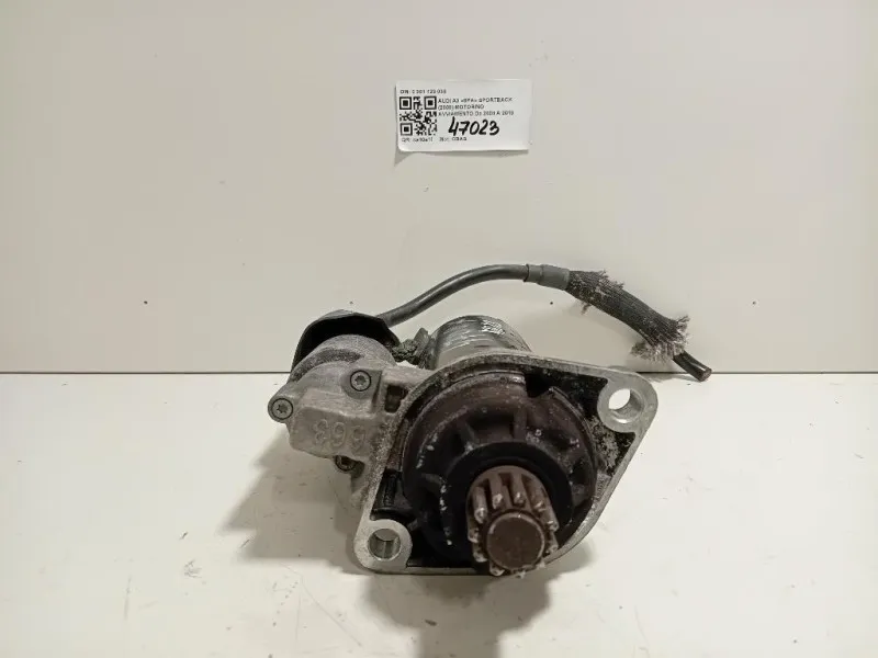 Motorino Avviamento 0 001 123 038 Audi A3 8PA Sportback 2008