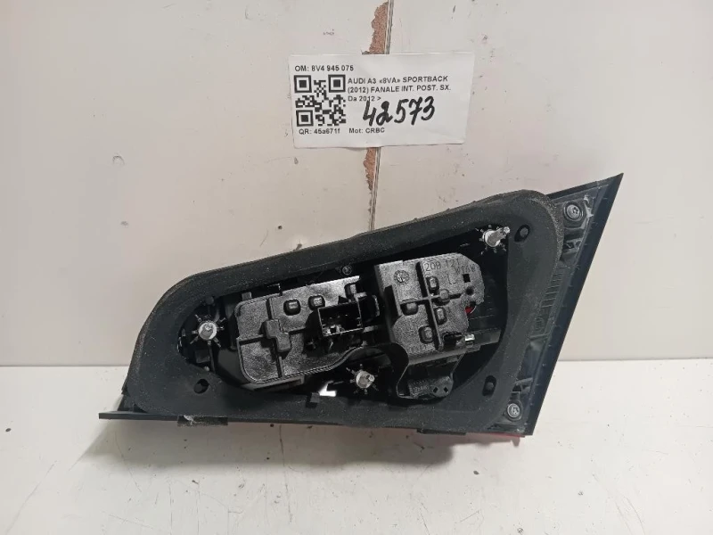 Fanale INT POST SX 8V4 945 075 Audi A3 8VA Sportback 2012