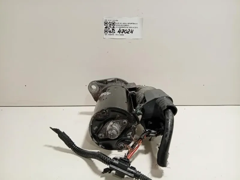 Motorino Avviamento 0 001 123 038 Audi A3 8PA Sportback 2008