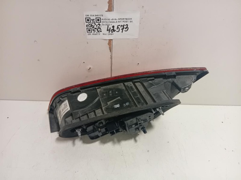 Fanale INT POST SX 8V4 945 075 Audi A3 8VA Sportback 2012