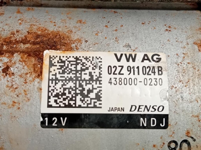 Motorino Avviamento 02Z 911 024 B Audi A3 8VA Sportback 2012