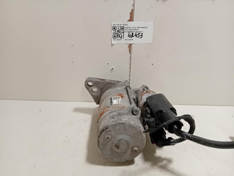 Motorino Avviamento 02Z 911 024 B Audi A3 8VA Sportback 2012
