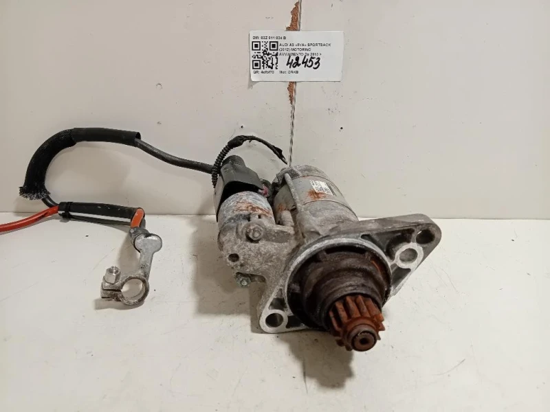 Motorino Avviamento 02Z 911 024 B Audi A3 8VA Sportback 2012