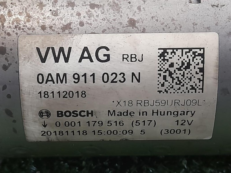 Motorino Avviamento 0AM911023N Audi A3 8VF Sportback 2016