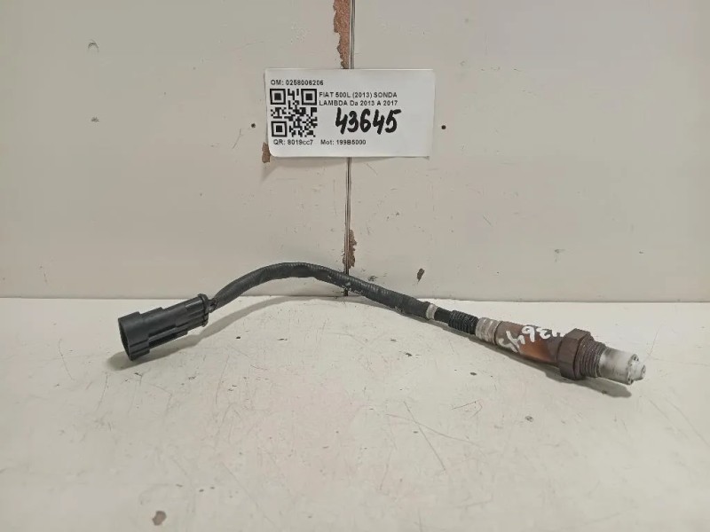 Sonda Lambda 0258006206 Fiat 500L 2013