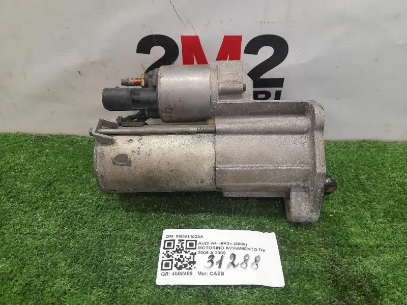 Motorino Avviamento 06D911023A Audi A4 8K2 2008