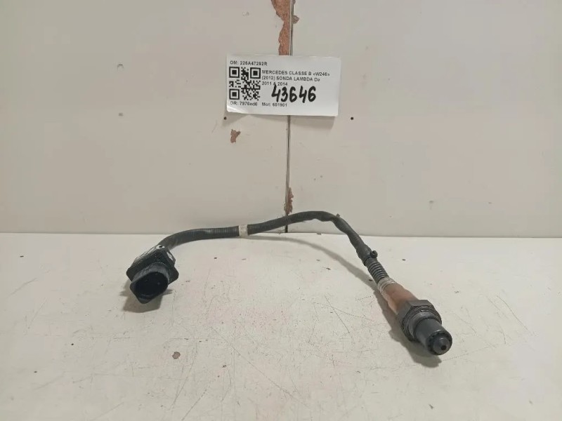 Sonda Lambda 226A47292R Mercedes Classe B W246 2012