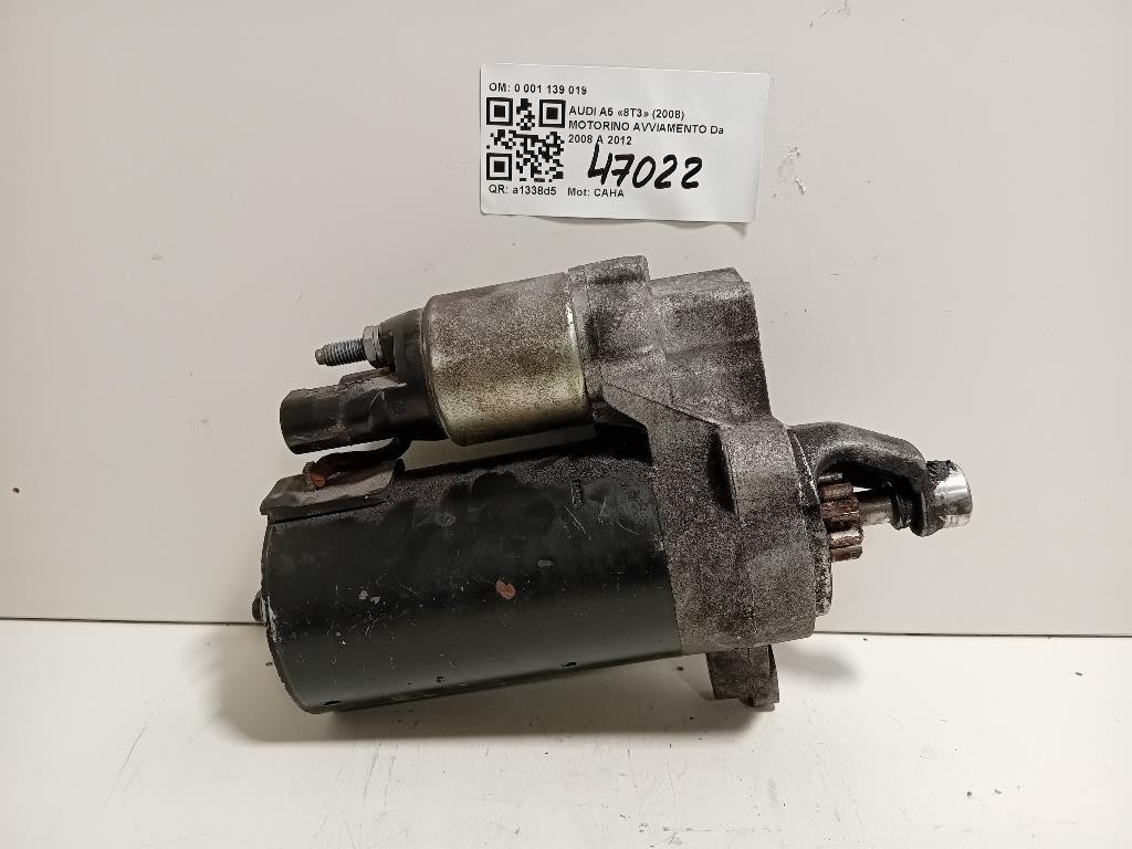 Motorino Avviamento 0 001 139 019 Audi A5 8T3 2008
