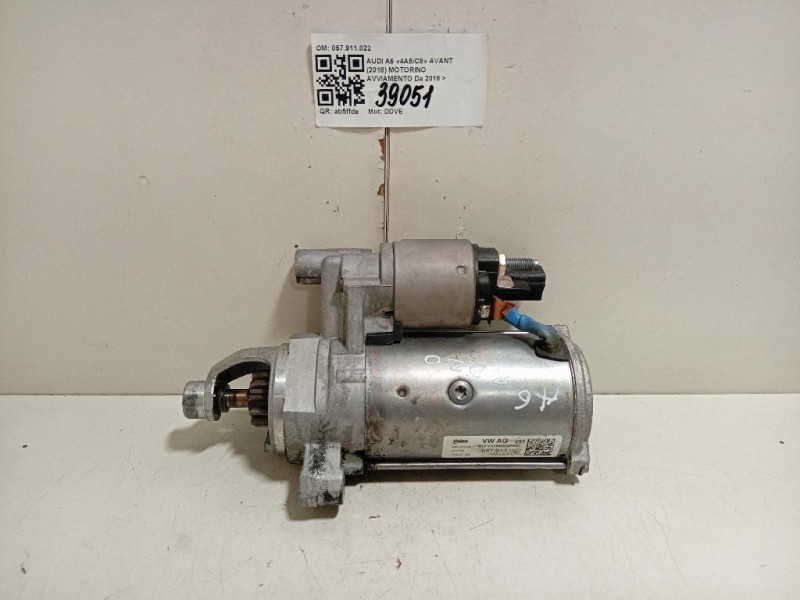 Motorino Avviamento 057911022 Audi A6 4a5c8 Avant 2018