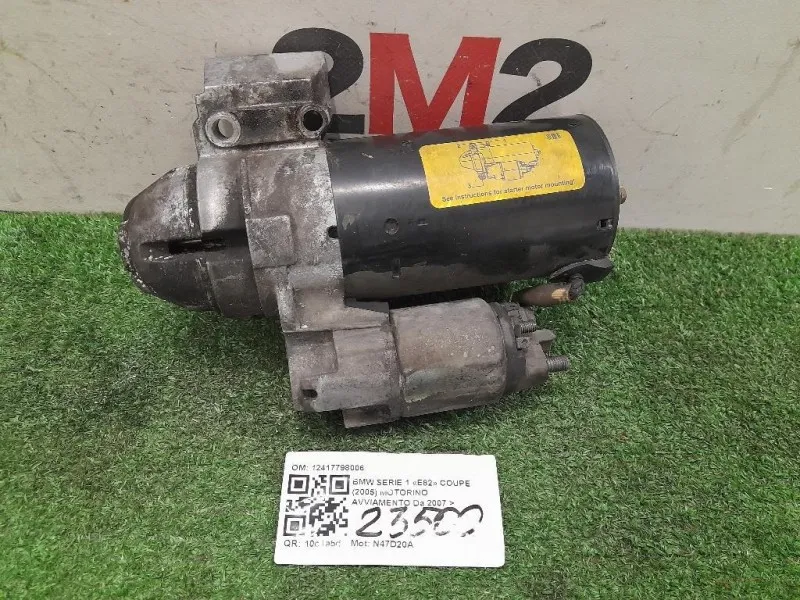 Motorino Avviamento 12417798006 Bmw Serie 1 E82 Coupe 2005