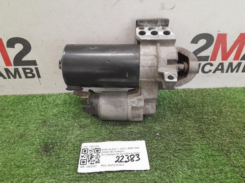 Motorino Avviamento 7801203 Bmw Serie 1 E87 Berlina 2005