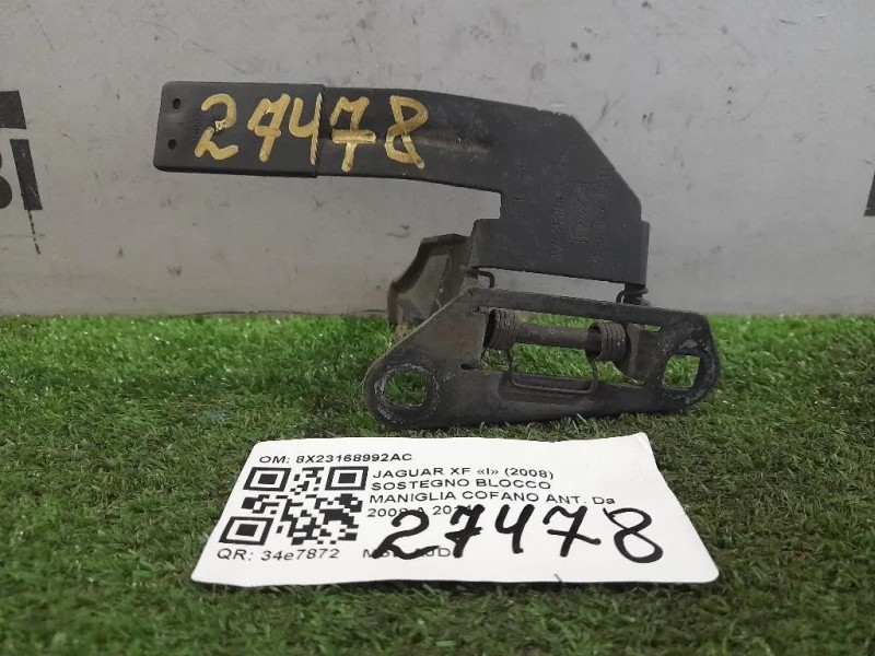 Sostegno Blocco Maniglia Cofano ANT 8X23168992AC Jaguar XF I 2008