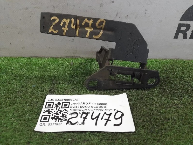 Sostegno Blocco Maniglia Cofano ANT 8X23168992AC Jaguar XF I 2008