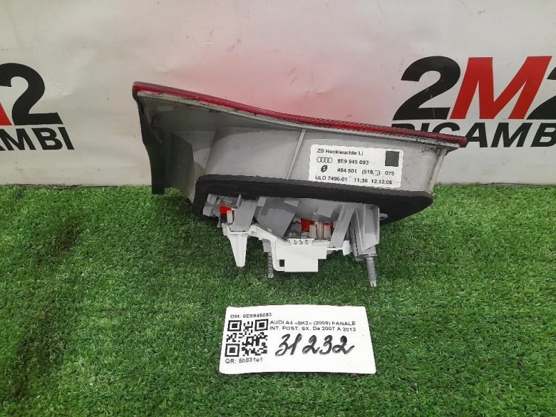 Fanale INT POST SX 8E9945093 Audi A4 8K2 2008