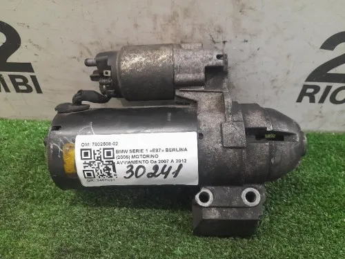 Motorino Avviamento 7802508-02 Bmw Serie 1 E87 Berlina 2005