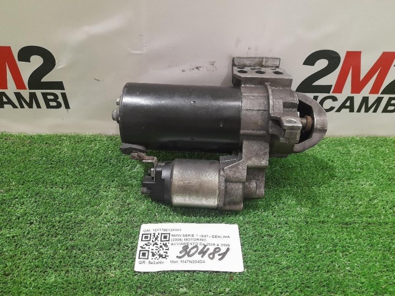 Motorino Avviamento 1241780120302 Bmw Serie 1 E87 Berlina 2005