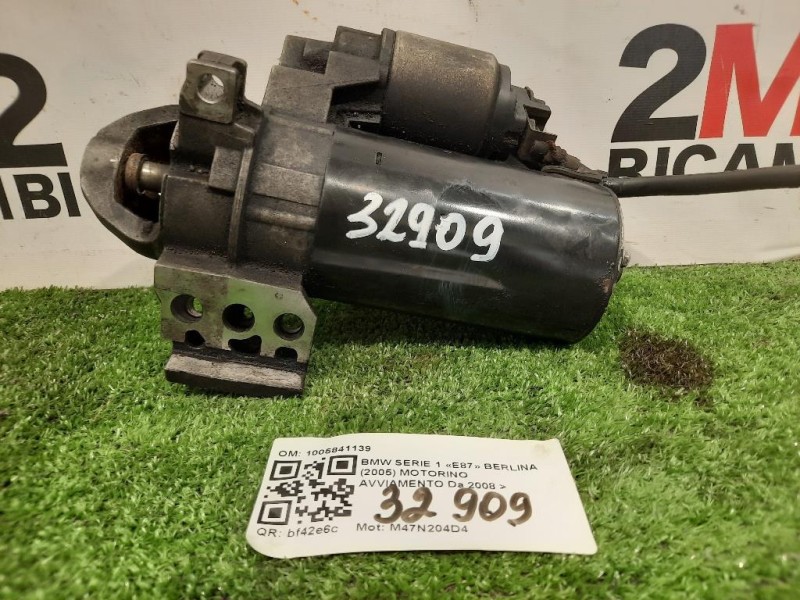 Motorino Avviamento 1005841139 Bmw Serie 1 E87 Berlina 2005