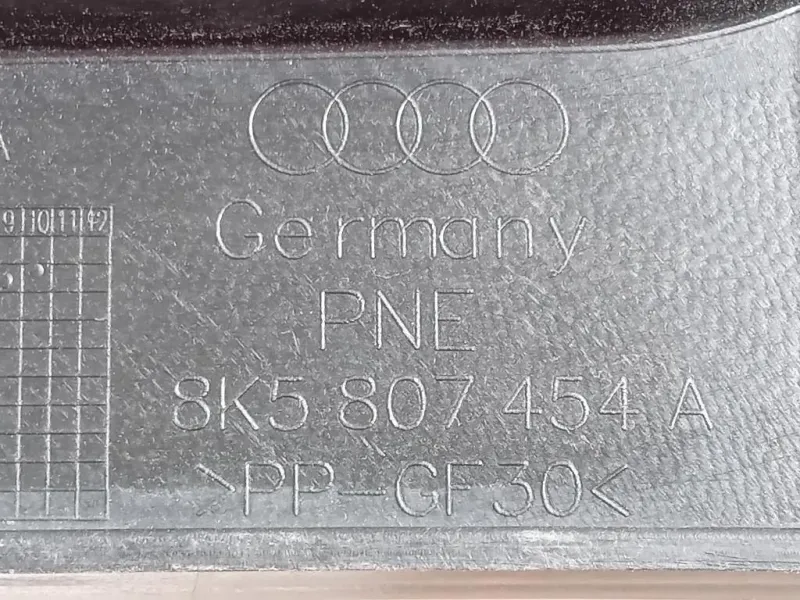 Sostegno Interno Paraurti POST SX 8K5 807 454 A Audi A4 8K2 2012