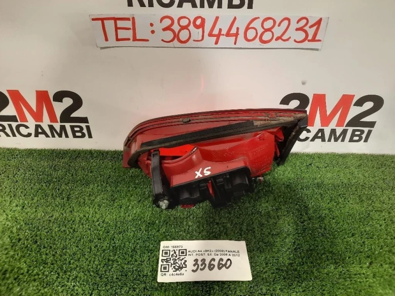 Fanale INT POST SX 166973 Audi A4 8K2 2008