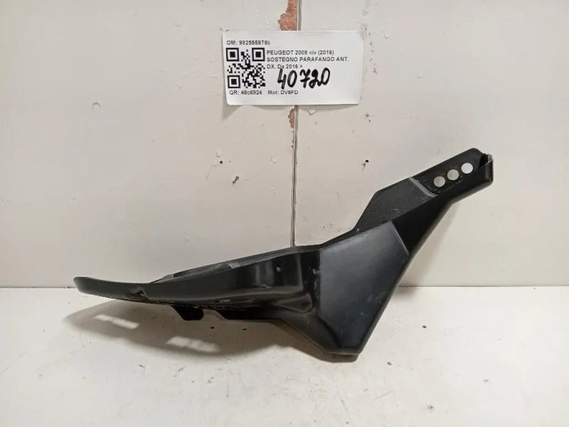 Sostegno Parafango ANT DX 9825559780 Peugeot 2008 I 2016