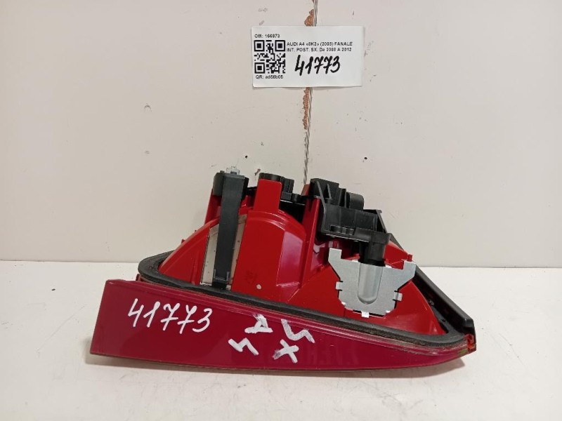 Fanale INT POST SX 166973 Audi A4 8K2 2008