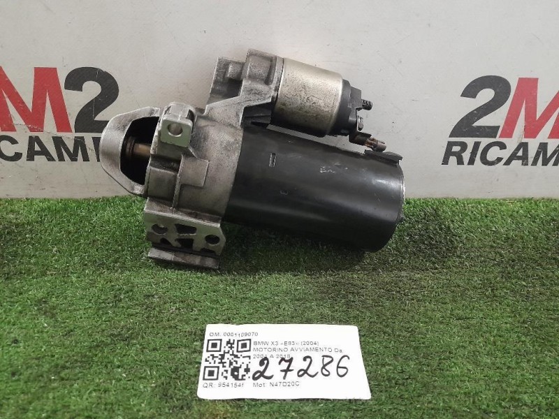Motorino Avviamento 0001109070 Bmw X3 E83 2004