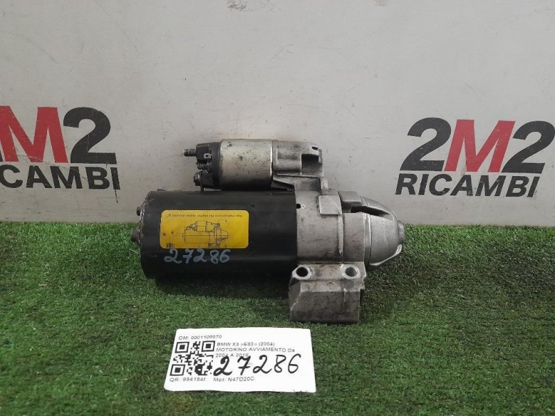 Motorino Avviamento 0001109070 Bmw X3 E83 2004