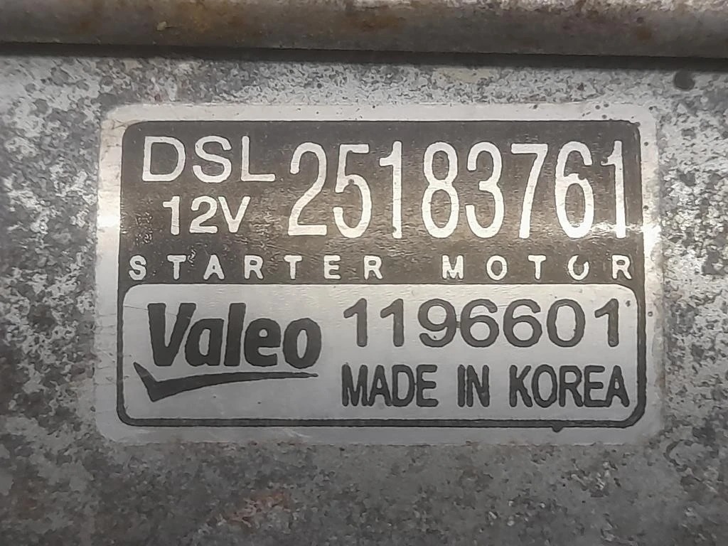 Motorino Avviamento 25183761 Chevrolet Orlando 2011