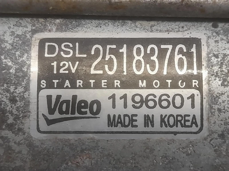 Motorino Avviamento 25183761 Chevrolet Orlando 2011