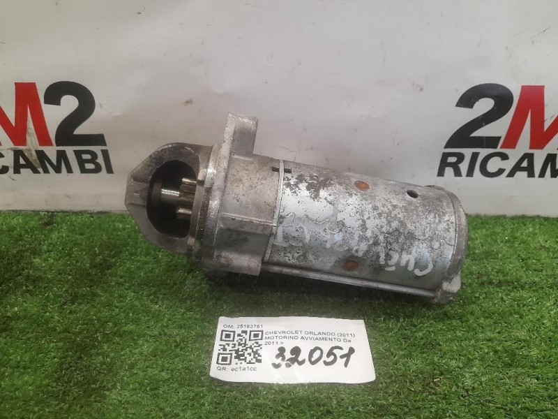 Motorino Avviamento 25183761 Chevrolet Orlando 2011