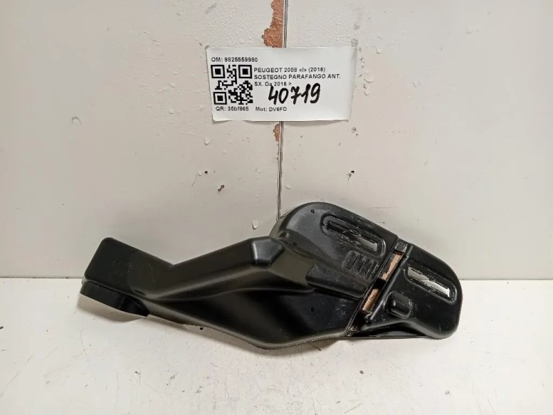 Sostegno Parafango ANT SX 9825559980 Peugeot 2008 I 2016