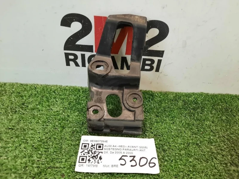 Sostegno Paraurti ANT DX 8E0807284E Audi A4 8ED Avant 2005