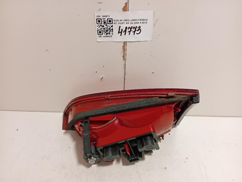 Fanale INT POST SX 166973 Audi A4 8K2 2008