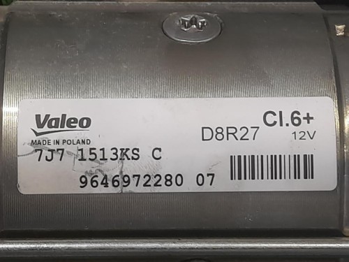 Motorino Avviamento 9646972280 Citroen Jumper III 2014