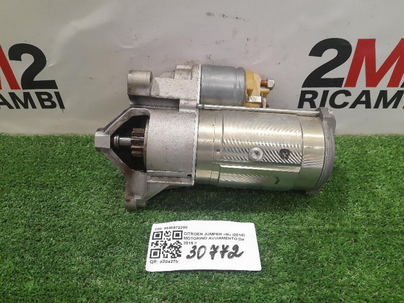 Motorino Avviamento 9646972280 Citroen Jumper III 2014
