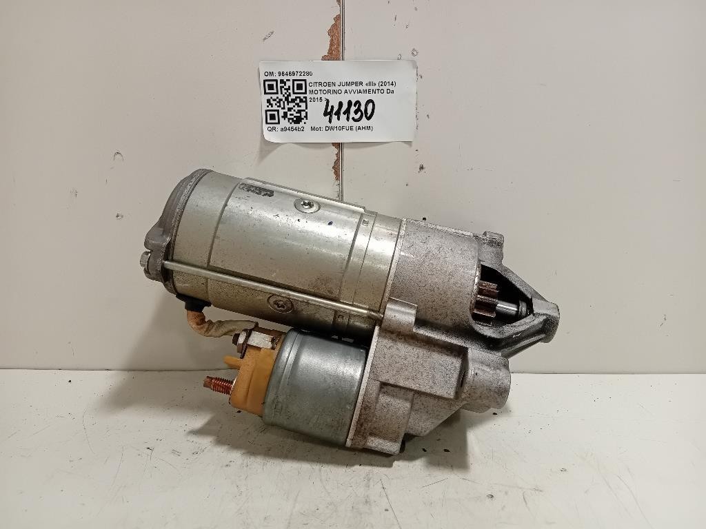 Motorino Avviamento 9646972280 Citroen Jumper III 2014