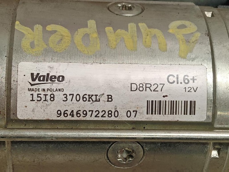 Motorino Avviamento 9646972280 Citroen Jumper III 2014