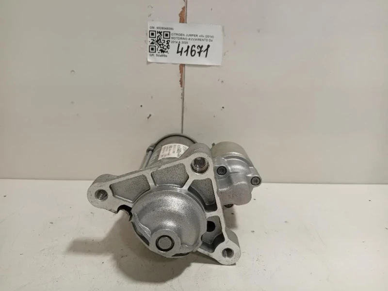 Motorino Avviamento 9826048080 Citroen Jumper III 2014