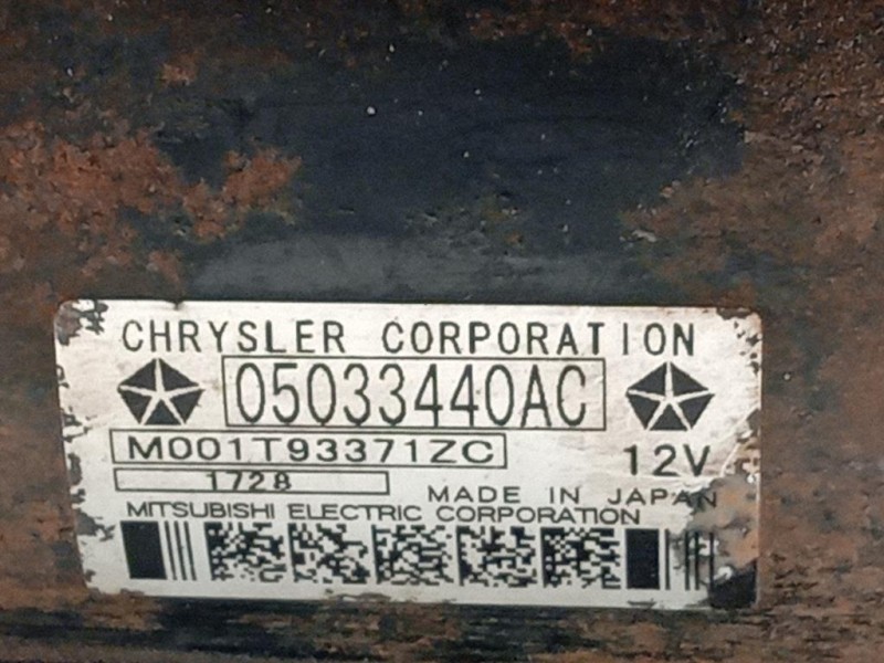 Motorino Avviamento 05033440AC Dodge Journey 2009