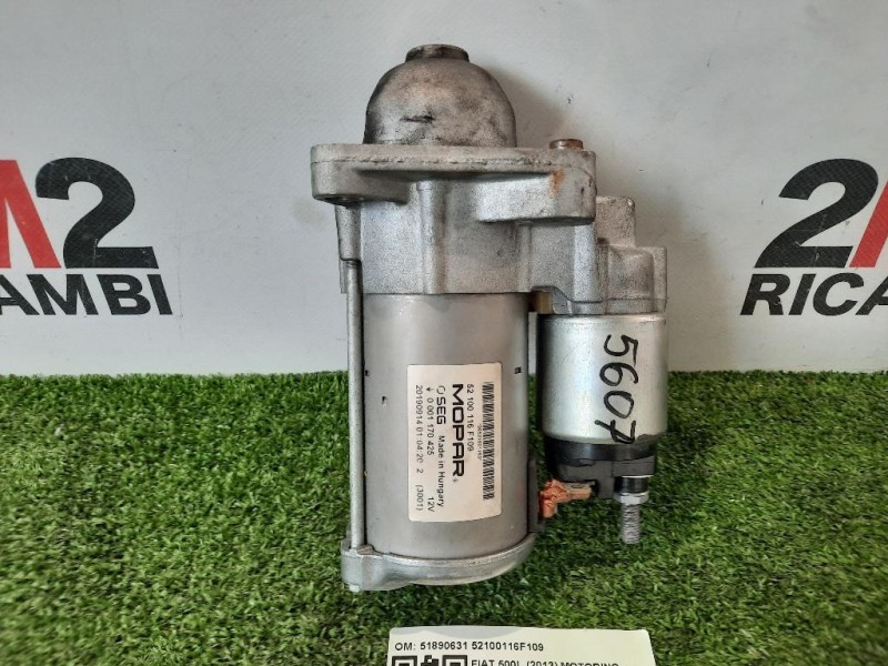 Motorino Avviamento 51890631 52100116F109 Fiat 500L 2013