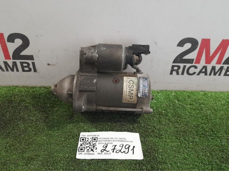 Motorino Avviamento 26024461A Hyundai I20 II 2014