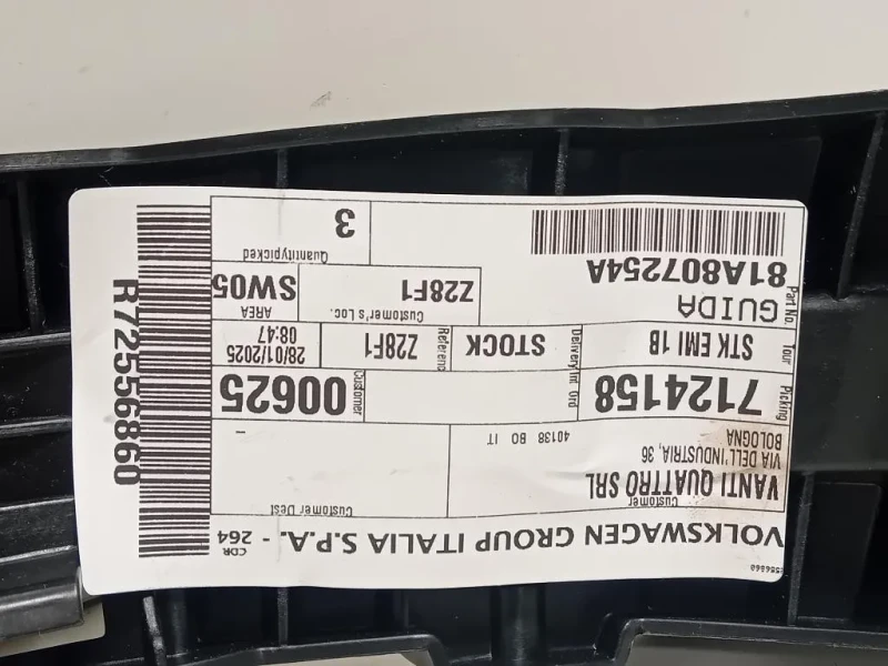 Sostegno Paraurti POST DX 81A807254A Audi Q2 GAG 2020