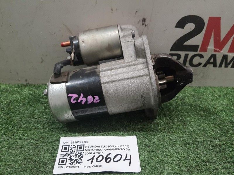 Motorino Avviamento 3610023160 Hyundai Tucson I 2005
