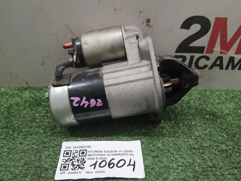 Motorino Avviamento 3610023160 Hyundai Tucson I 2005