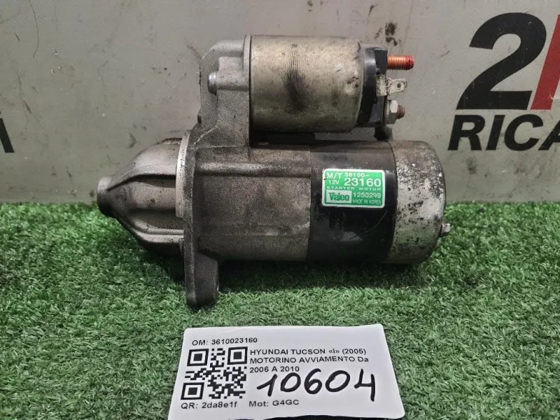Motorino Avviamento 3610023160 Hyundai Tucson I 2005