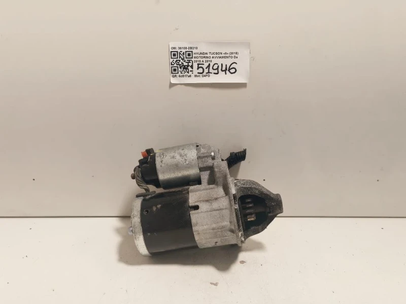 Motorino Avviamento 36100-2B210 Hyundai Tucson II 2015